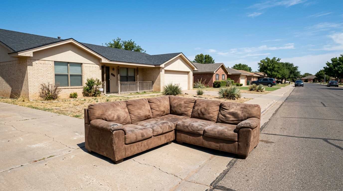 Couch Removal Lubbock TX-Cost, Pickup & Disposal