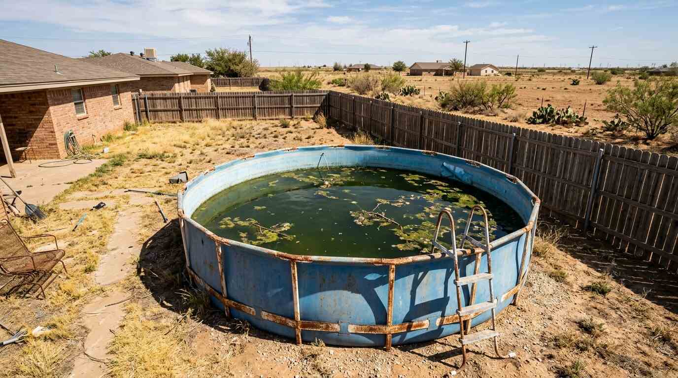 Pool Removal Lubbock TX-Above Ground & Inground Cost